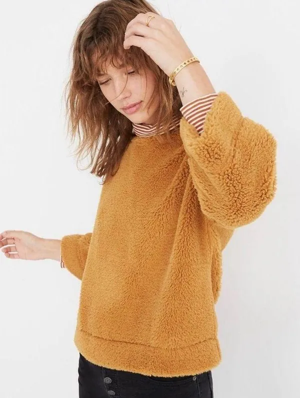 NWOT superfurry oversize top women’s Size Large - Image 3