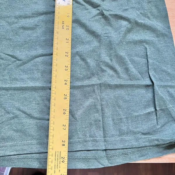 Source Unknown New Dark Green Happy Snowman Winter Graphic Sweatshirt Size L by Love in Faith - Image 6