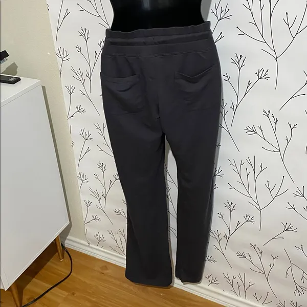 Elegant Black Drawstring Joggers Size undefined - Image 2