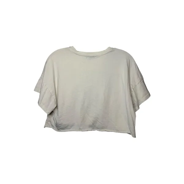 Originality Tortured Poets‎ Department Crop Tee Small Cream Graphic Taylor Swift - Image 6