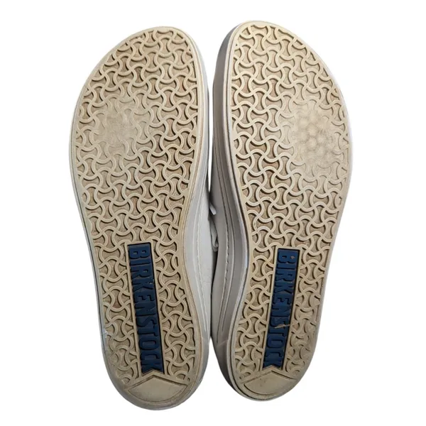 Birkenstock Arran White Leather Low Top Lace Up Casual Sneakers EU 41 US 10 Reg - Image 5