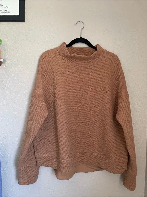 Calia by Carrie Underwood Cloud Mock Neck Pullover Size 1X Golden Taffy Extended - Image 7