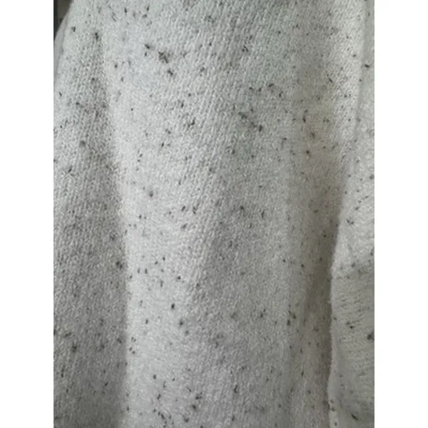 Abercrombie Cream Speckled Nep Knit Turtleneck Sweater Dress Womens Size Large L - Image 5