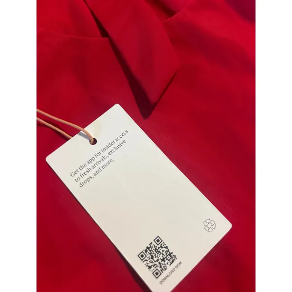 QUINCE Italian Underwire One Piece Swimsuit NWT Cherry Red Size XS SLOW FASHION - Image 6