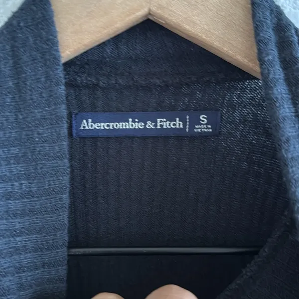 Abercrombie & Fitch Black Ribbed Turtle Neck Long Sleeve Small - Image 3