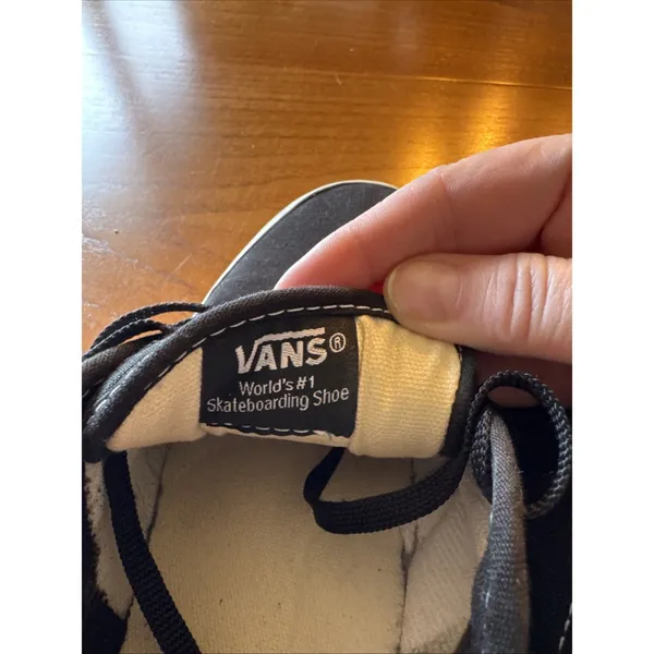 VANS ATWOOD SKATEBOARD SHOE BLACK/WHITE Women’s 8.5 #1 Skateboarding Shoe - Image 5