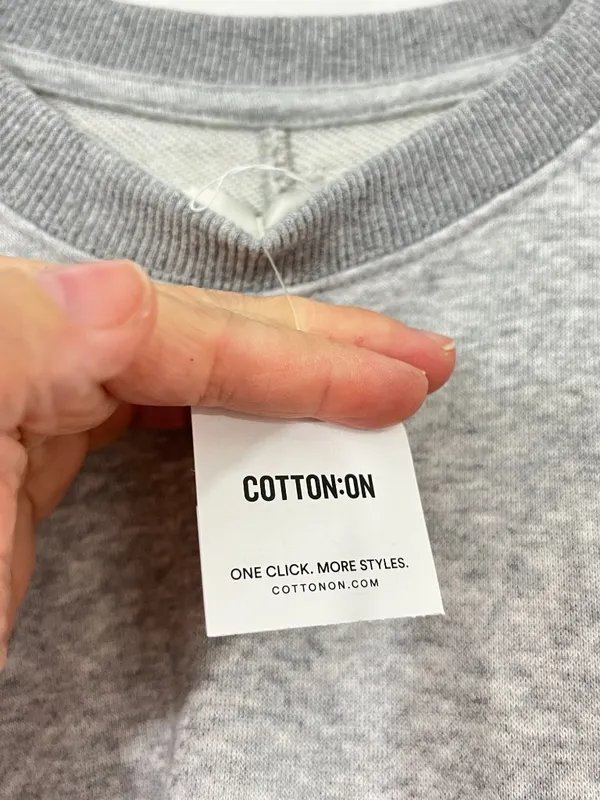 New Cotton On Size Small Gray If Not Now Then When Graphic Sweatshirt - Image 6