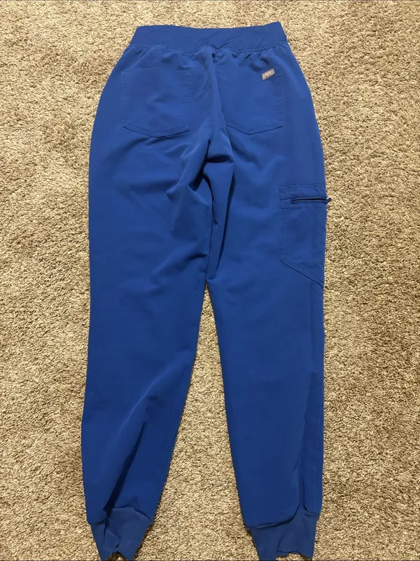Figs Women's Winning Blue Zamora Jogger Scrub Pants XS - Image 7