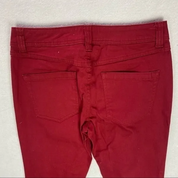 INC‎ Stretch Red Denim Skinny Leg Jean - Image 6