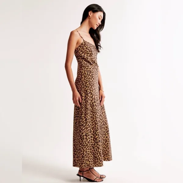 Abercrombie & Fitch The A&F Julia Slip Maxi Dress size Med NWT 18 1/2” pit - Image 9