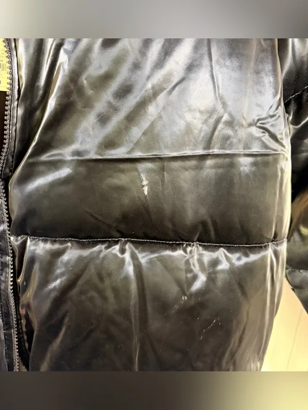 A NEW DAY NWT‎ Glossy Black Puffer Jacket, Large - Image 8