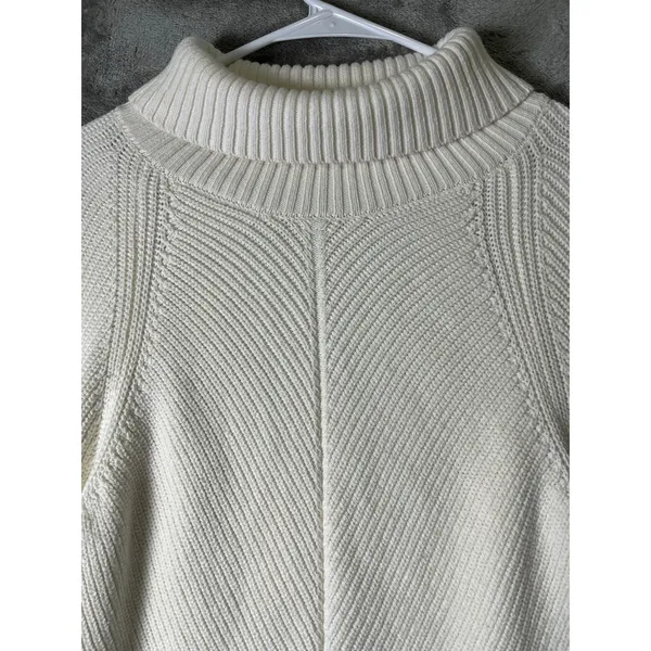 Maeve Carys Mock Neck Sweater Knit Boxy Pullover Sweater Women's Large Wool - Image 2