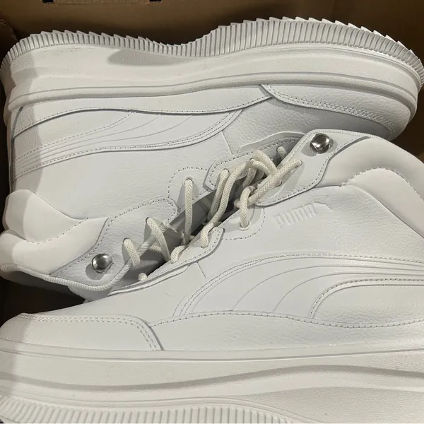 Puma White Sneakers Mayra NWOT - Image 2