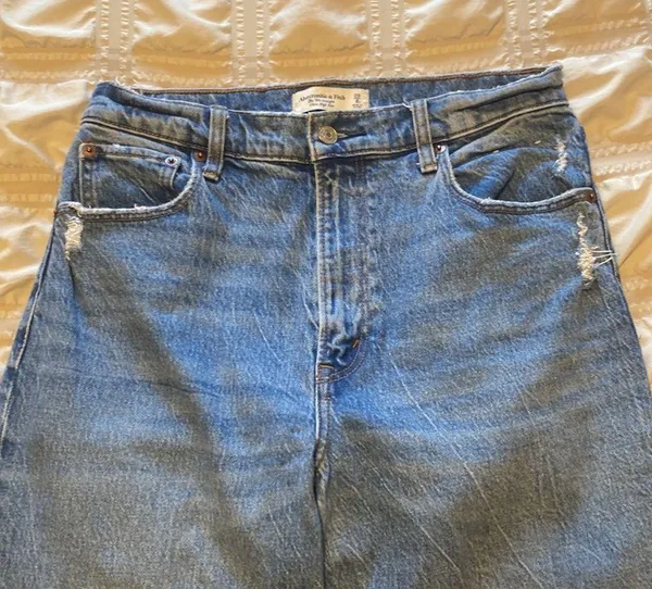 Abercrombie & Fitch A&F Jeans 8 29 Long 90’s Straight Ultra High Rise - Image 3