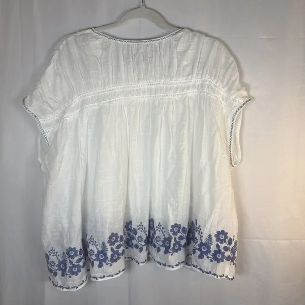 Max Studio London White Floral Sleeveless Top Size Medium NWT - Image 10
