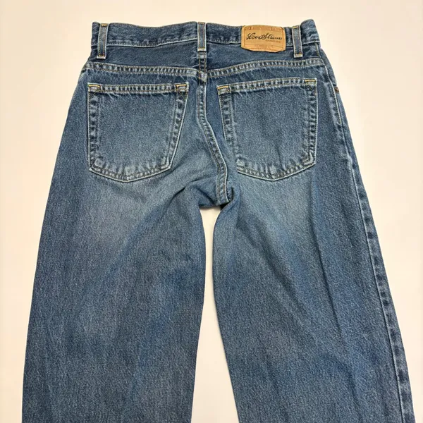 Levi Strauss Signature Relaxed Fit Jeans Womens 8 Long Blue Denim High Rise W29 - Image 2