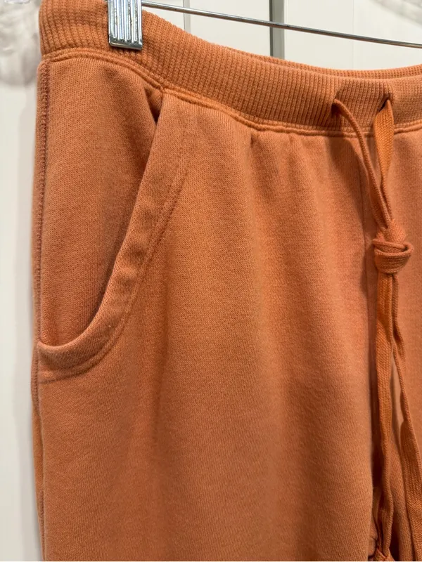 aerie High-Rise Drawstring Joggers - Burnt Orange - Image 3