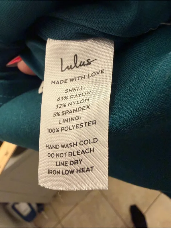 Lulu's Teal Midi Slip Dress with Spaghetti Straps - Image 4