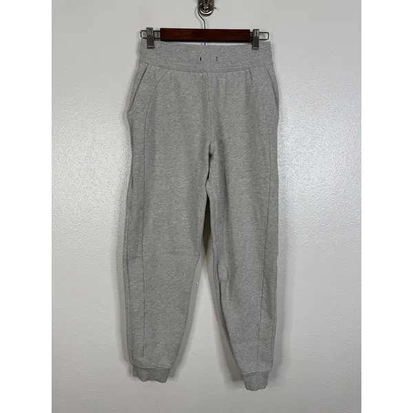 Lululemon Scuba High-Rise Jogger Fleece 28 Heathered Core Ultra Light Grey 4 - Image 4