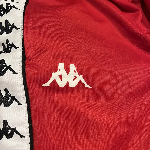 Kappa Track Pants Womens XSmall Red Elastic Waist Low-Rise Performance Pull On - Image 6