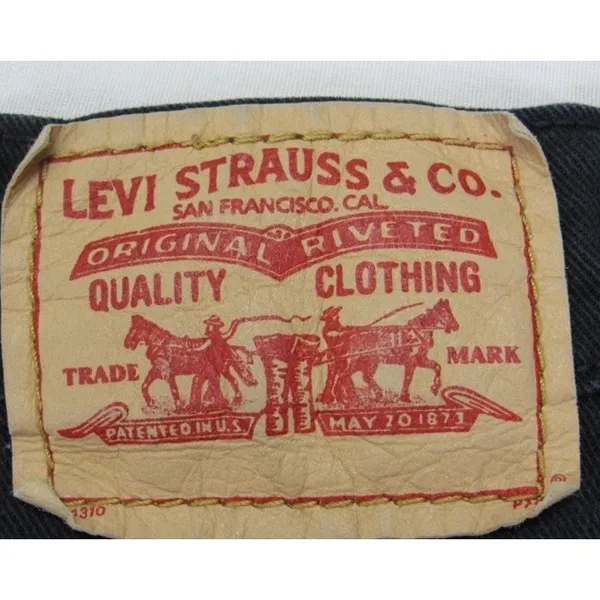 Retro Levi's 550 Women's‎ 16 M Relaxed Boot Cut Black Jeans Cowboy Western - Image 3
