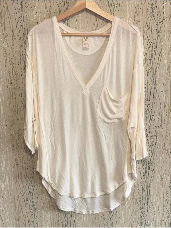 Free People Golden Gate Tee - Ivory - Image 6
