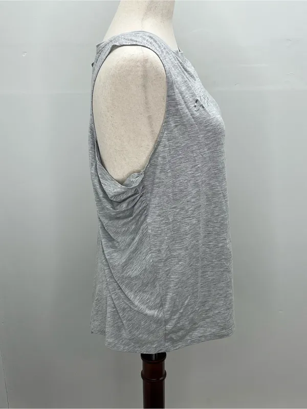 Victoria's Secret Angel Tank Top Womens Medium Gray Sleeveless Open Back Twisted - Image 6