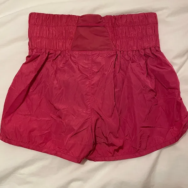 Free People Movement Cherry Pink Shorts - Image 3
