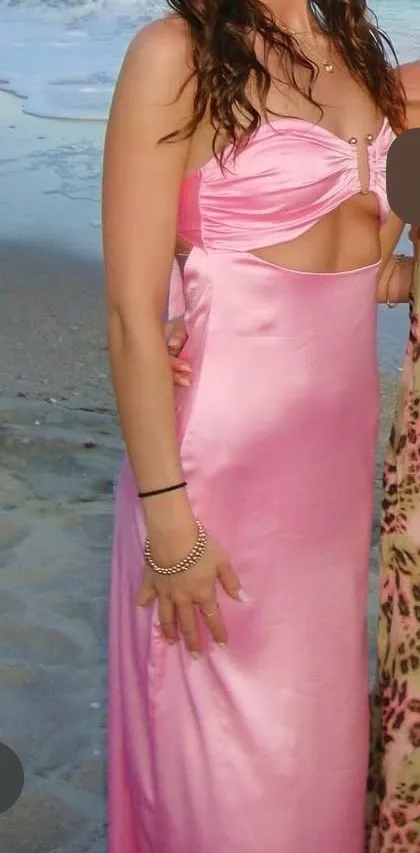 Peppermayo Exclusive - Tropicana Satin Maxi Dress - Candy - Image 3