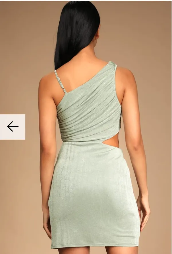 Lulus Light Green Cut Out Mini Dress - Image 3