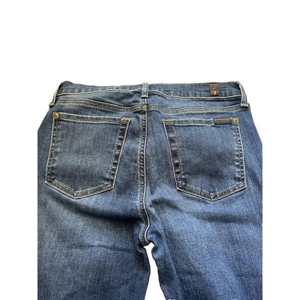 7 SEVEN FOR ALL MANKIND JEANS, The Skinny Bootcut, Size 29 - Image 7