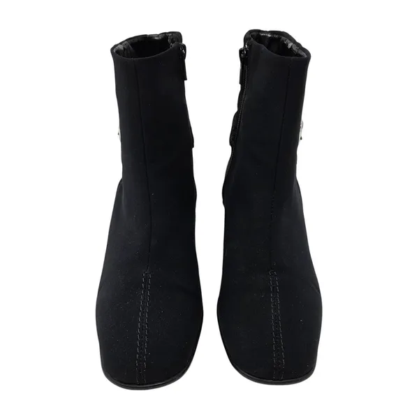 Sesto Meucci Black Hovercraft Waterproof Quilted Yeska Ankle Bootie Size 6 M - Image 2