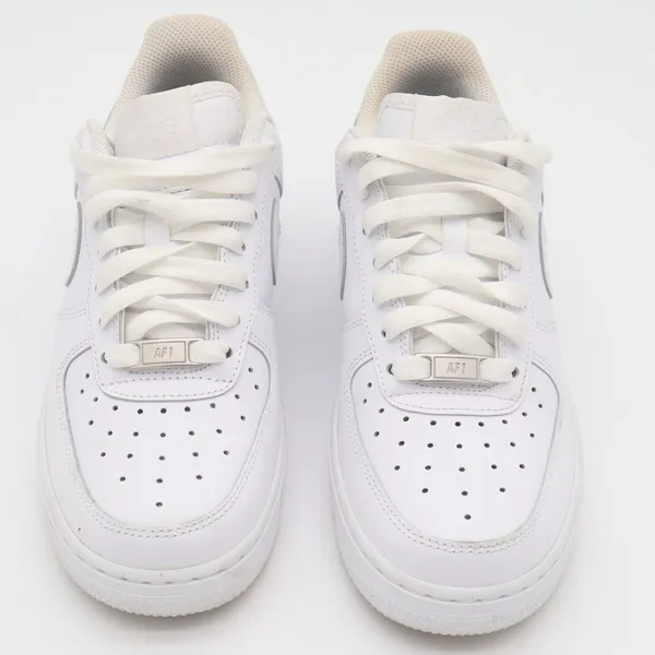 Nike Air Force 1 07 Womens 6.5 White Low Top Sneakers 315115-112 Triple White - Image 3