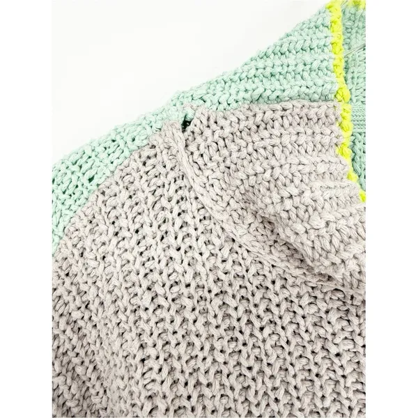 Free People Sunbrite Mock Neck Sweater Women's XL Cozy‎ Knit Pullover - Image 5