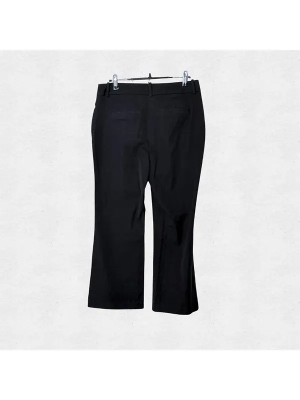 A New Day Black Dressy Flared Office Slacks Size 8 Business Casual Stretch Work Pants - Image 5