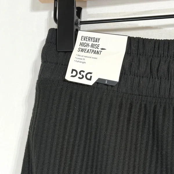 DSG So Soft Ottoman Jogger Womens Small Black High-Rise‎ Sweatpant Pockets NEW - Image 5
