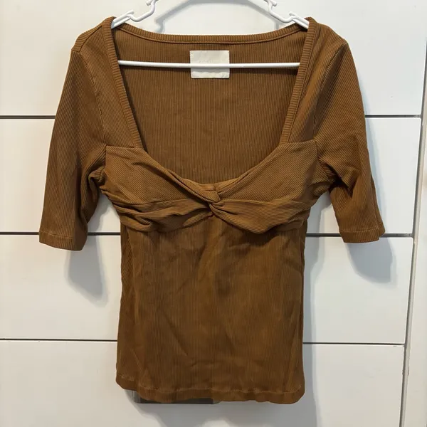 Citizens of Humanity Brown Parie T-Shirt - Image 2