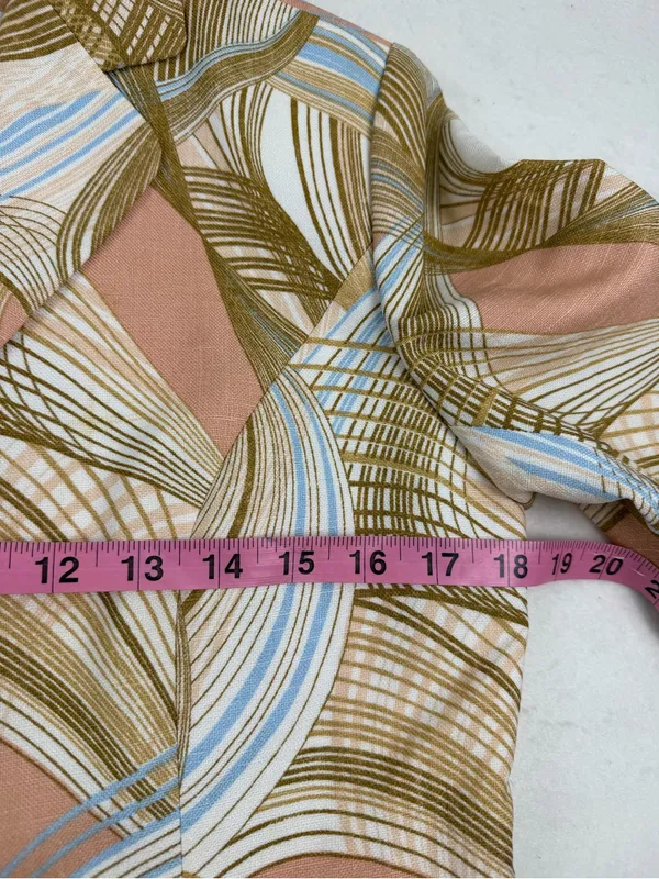 Vintage‎ Y2K Abstract Print Blazer Jacket Women’s Size 6 Retro Mod - Image 6