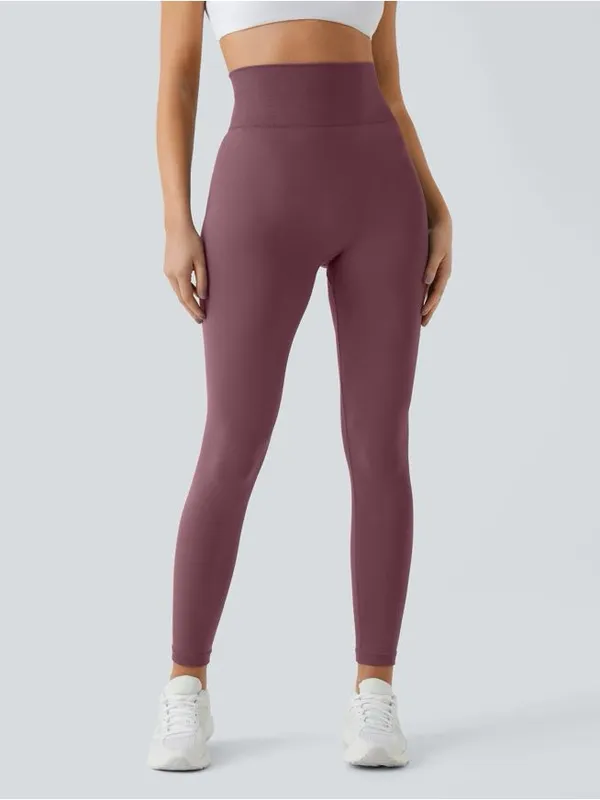 Halara 08HBB.- OneForm Seamless Flow High Waisted Ruched Plain Leggings. - Image 3