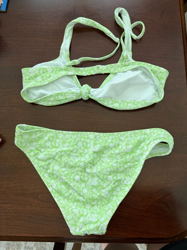 Xhilaration Green Floral Bikini - Image 2