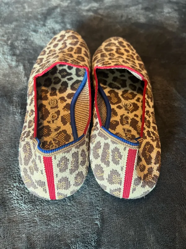 Rothy’s The Loafer Mocha Spot Leopard 8.5 Retired - Image 3