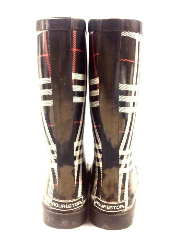 Wet Weather Rain Boots Black Size 8 - Image 4