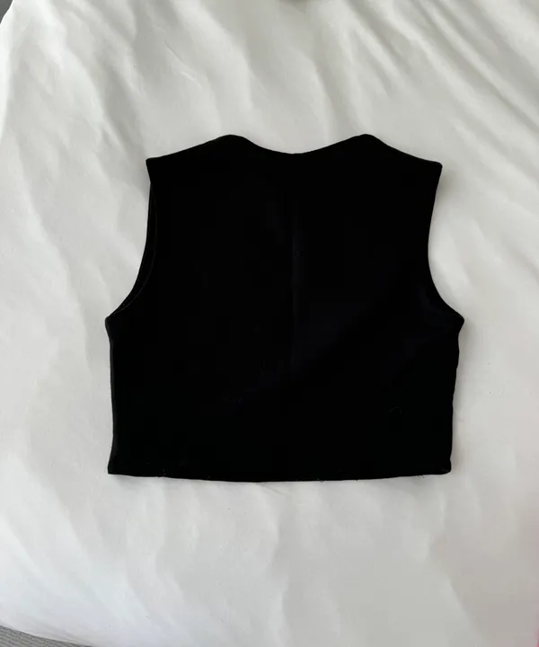 Danielle Guizio Black Celestial Stretch Top - Image 4