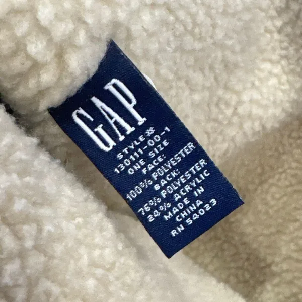 Vintage y2k GAP sherpa faux suede purse - Image 4
