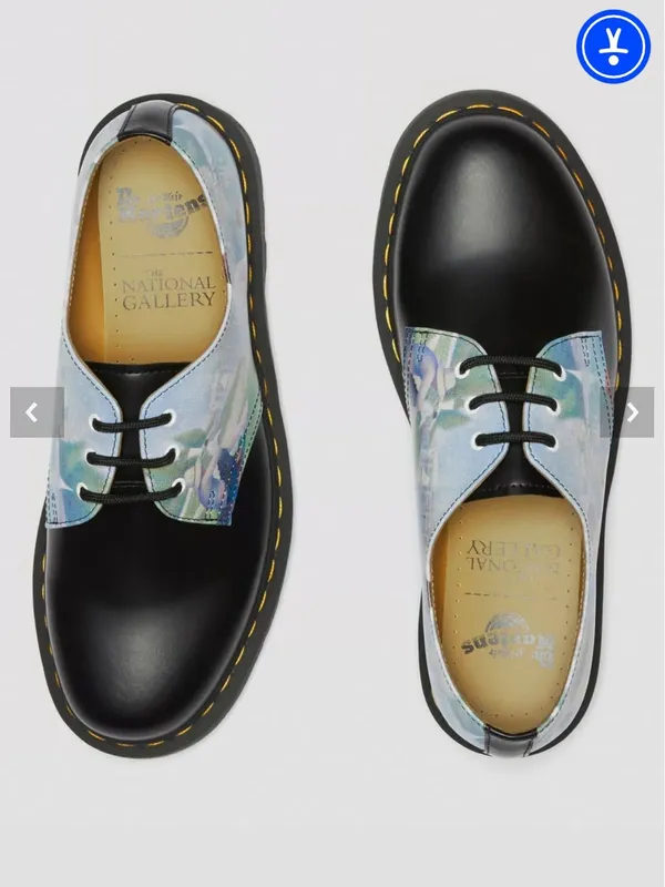Dr. Martens 1461 THE NATIONAL GALLERY SEURAT OXFORD SHOES Bathers at Asnières - Image 8
