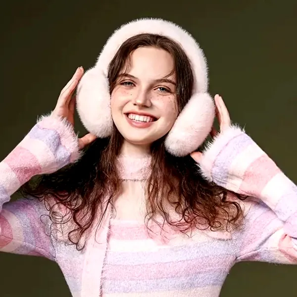 Winter Fluffy Comfortable Adjustable Earmuffs - Image 2