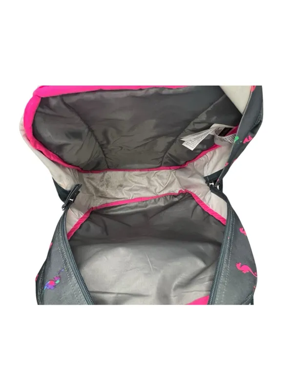 Jansport Grey And Pink Seahorse Print School Travel Laptop Book Bag Backpack - Image 7