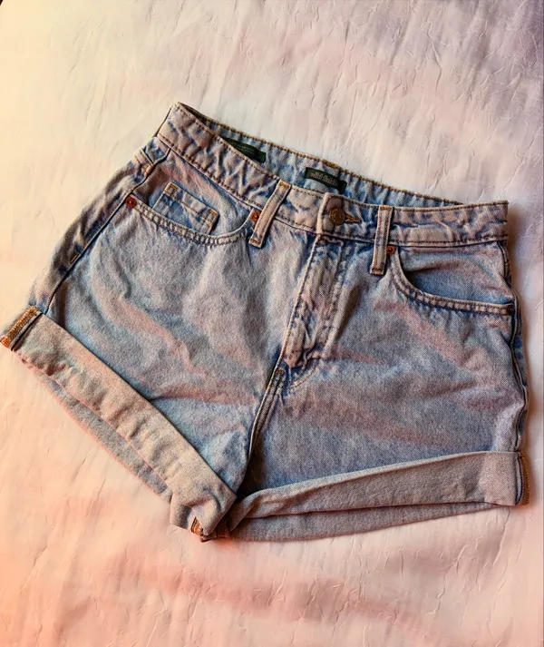 Wild Fable Shorts Denim High-Rise Mom - Image 3