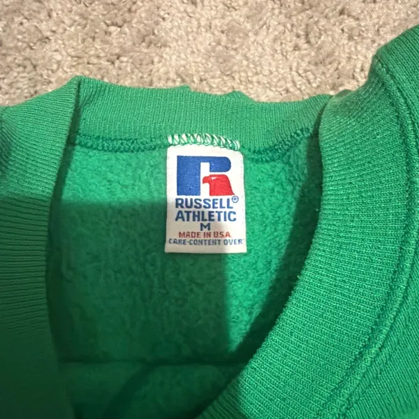 Vintage Russell Athletic UAB Blazers Crewneck Sweatshirt – Green - Image 2
