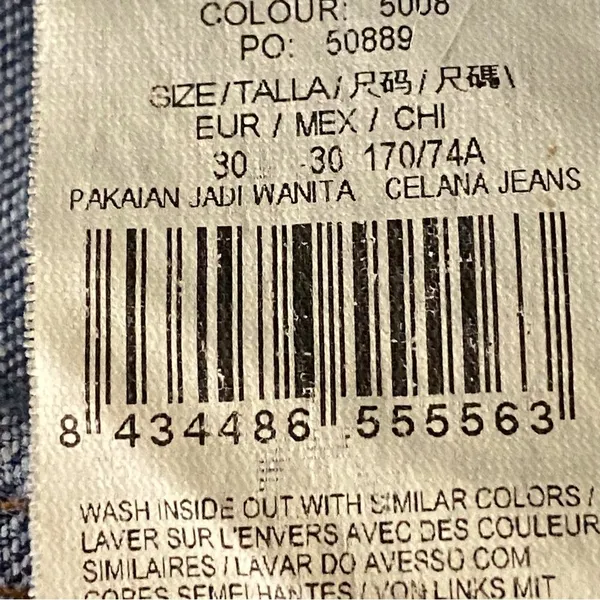 DESIGUAL EXOTIC Celana jeans- Pakaian Jadi Wanita- floral appliqué Size 30 EUC - Image 17
